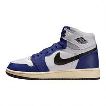 Nike Kids Jordan 1 Retro High OG Sneakers - WHITE/ROYAL BLUE - View 7