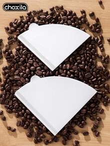 choxila 50/100pcs Saringan Kopi, Kertas Saringan Kopi Bentuk V, Saringan Kertas Kopi, Saringan Kopi dan Teh Sekali Pakai, Kertas Saringan Kopi Bentuk Kipas Cokelat, Saringan Kopi, Kertas Saringan Kopi Bentuk V, Saringan Kertas Kopi - Kertas saring kopi - View 8