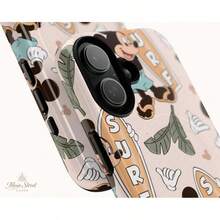 24h Shipping From DE Apple 17 Pro Max PlusMickey Mouse Surf Phone Case |   Double Layer, Impact Resistant |     Pixel 23 24 25 26 - 1 Piece Of Picture Color - View 9