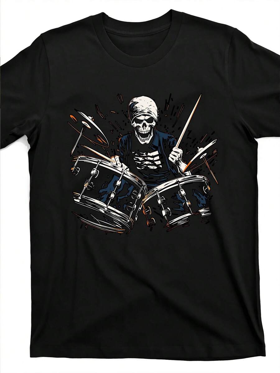 Men Outdoor Tees & Tanks - Black - View 1
