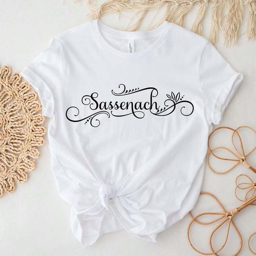 Senach S1Hirt, Claire S1Hirt, Outlander B1Ook Series S1Hirt, Jamie Fer S1Hirt, Fer Ridge Clan, Senach Fan Gift, Dinna FaS1H Fan Gift - Blanco - Ver 1