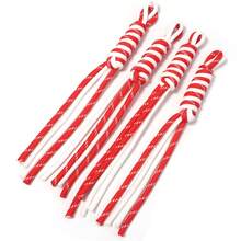 4 piezas/paquete Cuerda fina trenzada y anudada a mano, cuerda de decoración para fiestas de Navidad y Halloween 25cm Cuerda de escalada anudada fina Cuerda para llavero, bolsa de teléfono, accesorios de decoración colgante DIY - cuerda anudada - Ver 11