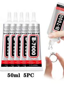 Keo dán nhựa đa năng B-7000 110ml - Chống thấm nước, dạng bán lỏng, không cần điện, lý tưởng cho các dự án thủ công DIY, làm trang sức, dán kim loại, quà tặng ngày lễ và các dự án sáng tạo. - Nhiều màu - Xem 14