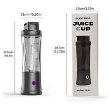 SEAGO Portable Wireless Charging Electric Juicer Cup, Suitable For Making Juice And Smoothies, With Automatic Cleaning Function, Multifunctional And Easy To Use, Battery Capacity: 1500mAh - 0.5L-1L - View 9