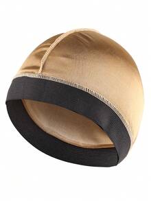 Men's Faux Silk Wavy Hat, Silky Wavy Hat, Soft Breathable Durag Skull Cap, Good Compressibility - A - View 8