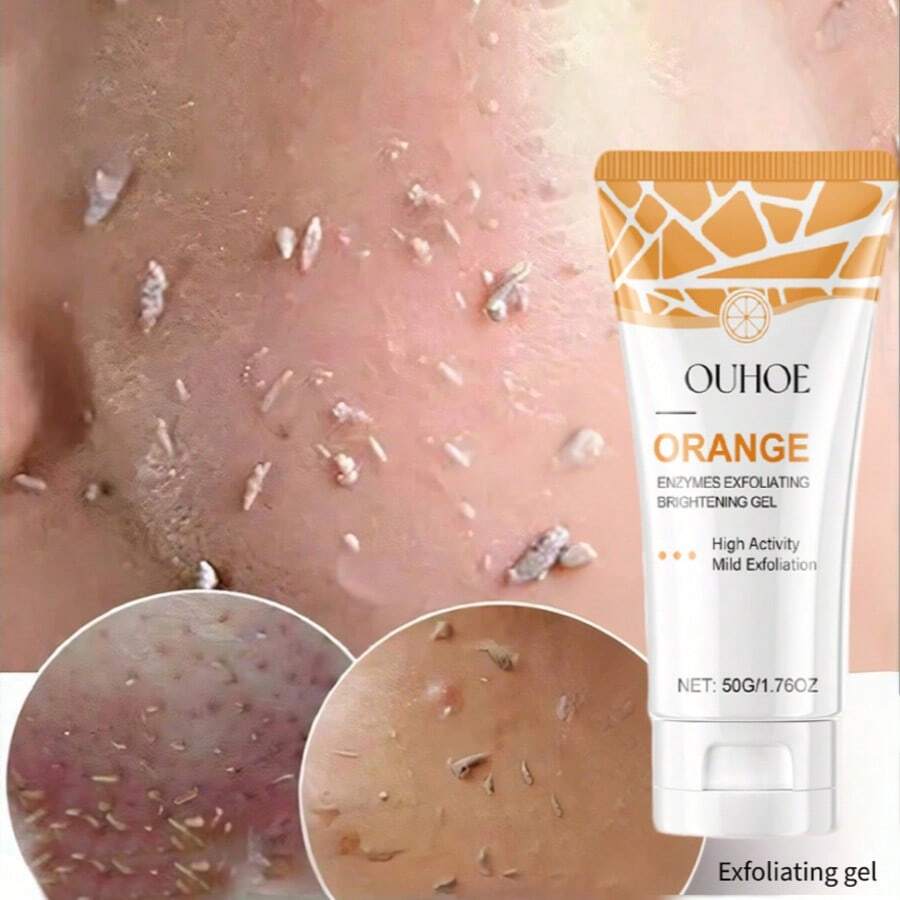 OUHOE 50g Blackhead Remover Gel, Deep Pore Exfoliating Cleanser, Brightening & Smoothing Gel With Niacinamide, Vitamin C & Bitter Orange Extract, Gentle Face Treatment For All Skin Types, Minimizes Pores & Blackheads,Gifts For Men And Women Suitable For Mother's Day, Father's Day, Birthdays, Weddings And Parties,Skin Care Sets,Makeup,Skin Care,Travel Essential,Quick Ship Items,Free Shipping - Gel tẩy tế bào chết trị mụn đầu đen - Xem 1