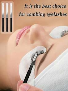 100/80/50/5pcs Disposable Mini Eyebrow Brushes With Caps, Spiral Spoolie Brushes, Multi-Functional Brushes For Eyebrows And Eyelashes, Suitable For Eyebrow Filling, Eyelash Enhancement And Coloring, Grooming And Extending Eyebrows And Eyelashes, Eye Tools, Beauty Tools, Travel Beauty Essentials - Multicolor - View 3
