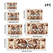 1pc Coffee Theme Dwarf Plaid Pattern Absorbent Mat, Efficient Water Absorption, Beautify Dining Table, Kitchen Counter, Coffee Shop, Multi-Purpose Drainage Mat, Household Gift, Desktop Decor - XYLSD-437 - View 15