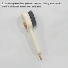 1/2pcs Multi-Functional Liquid Shoe Brush, Built-In Soap Dispenser Cleaning Brush, Soft Bristles Non-Scratch, Slouchy Shoe Cleaning Tool, Household Stain Remover, Practical Holiday Gift, White/Green - Liquid-filled Shoe Brush - View 12