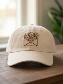 4片裝碎花刺繡定型貼 - 初學者適用水溶性自黏貼紙，適用手工縫製手工藝 - A - 查看 3