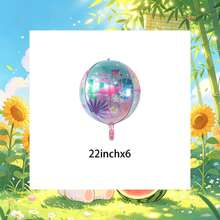 Flamingo Balloon Set, Includes Colorful Round Balloons With Flamingo Print, Suitable For Girls' Birthday Party, Girls' Summer Gathering And Little Girls' First Birthday Surprise Decoration - View 2