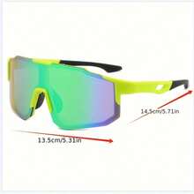 Lunettes de sport mode unisexes, idéales pour le cyclisme, l'entraînement et la compétition en plein air, y compris le vélo/la moto, la conduite, les activités de plein air, le marathon, combinant la mode et la fonctionnalité, accessoires de cyclisme, lunettes/lunettes de protection de cyclisme - Multicolore - Voir 10
