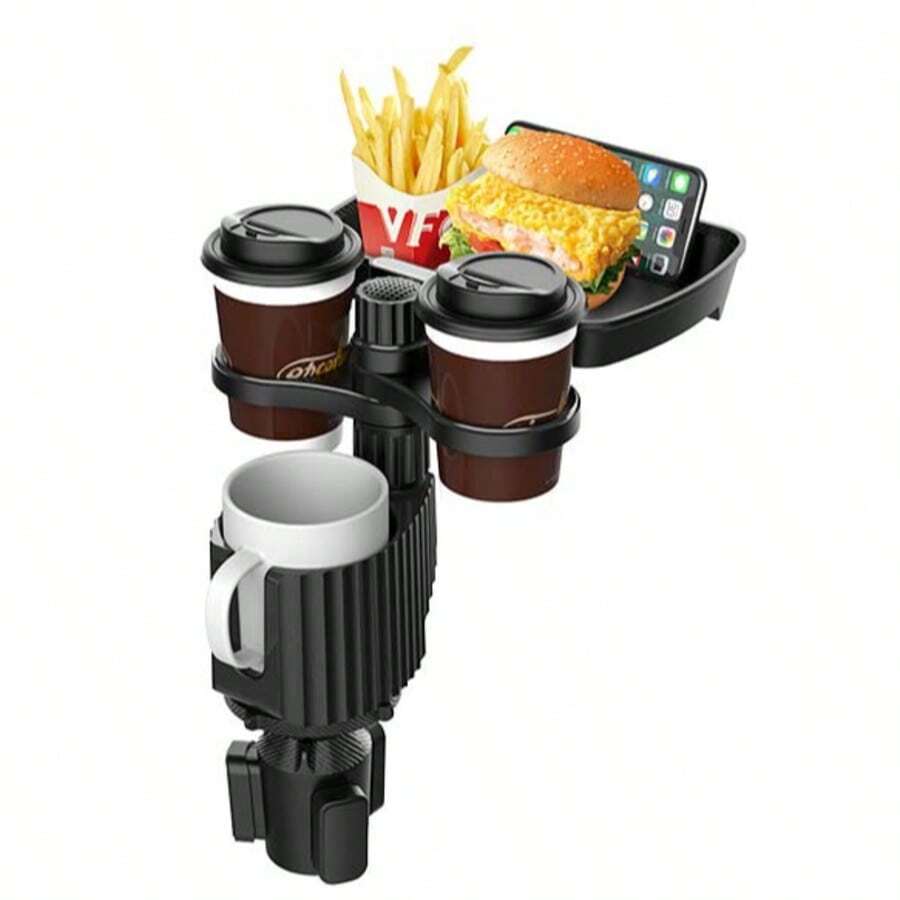 1pc Multi-Function Car Food Tray, Cup Holder, Phone Holder, Drink Carrier, Car Interior Storage Tray