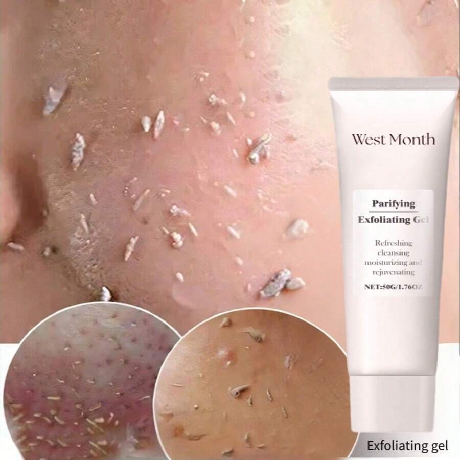 OUHOE 50g Deep Exfoliating Gel With Salicylic Acid (BHA), Pore Minimizing Brightening Facial Peeling Gel, Smoothing Moisturizing Dead Skin Remover, Gentle Daily Face Scrub For All Skin Types, Korean Glass Skin Summer Essential,Gifts For Men And Women Suitable For Mother's Day, Father's Day, Birthdays, Weddings And Parties,Skin Care Sets,Makeup,Skin Care,Travel Essential,Quick Ship Items,Free Shipping - 煥白去角質凝膠 - 查看 1