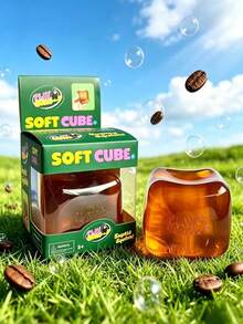 Large Ice Cube Squeeze Toy, Fun Handheld Novelty Toy, Suitable For Anxiety Relief, Party Favors, Gift Bag Fillers, Suitable For Teens And Office Workers, Birthday/Holiday Gifts - Multicolor - View 2