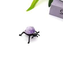 1pc Gothic Dark Ant Crystal Base, Crystal Stone Display, Suitable For Healing Meditation, Divination Sphere, Photography Props, Desk Decor And Gifts - 1PC - View 2