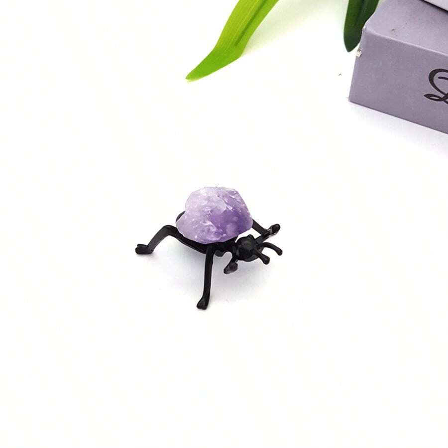 1pc Gothic Dark Ant Crystal Base, Crystal Stone Display, Suitable For Healing Meditation, Divination Sphere, Photography Props, Desk Decor And Gifts