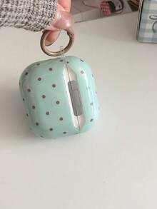 心形DIY貼紙糖果保護殼，適用於Airpods 3、2、Pro，柔軟矽膠可愛外殼，少女風 - 綠色 - 查看 5