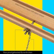Best Sellers Wood Easel Stand For Display: Wooden Display Tripod Stand For Posters Pictures Paintings - Wedding Decor Holder For Welcome Sign - Natural - View 4
