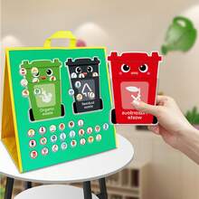 Quixorblex 44-Piece Felt Learning Set, Cartoon-Themed, For Early Education. Includes Garbage Sorting, Recycling And Life Skills Props. Montessori Teaching Resources For Home, School And Classroom Use. Educational Felt For Classification And Learning Activities - Multicolor - View 10