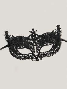 Lace Eye Mask Costume Party Outfit - View 1