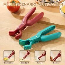 1/2pcs Home Heat Resistant Clip, Bowl Rack, Non-Slip Silicone Trivet Mat, Bowl Holder, Dish Rack, Baking Tray Rack, Steamer Rack - Multicolor - View 10