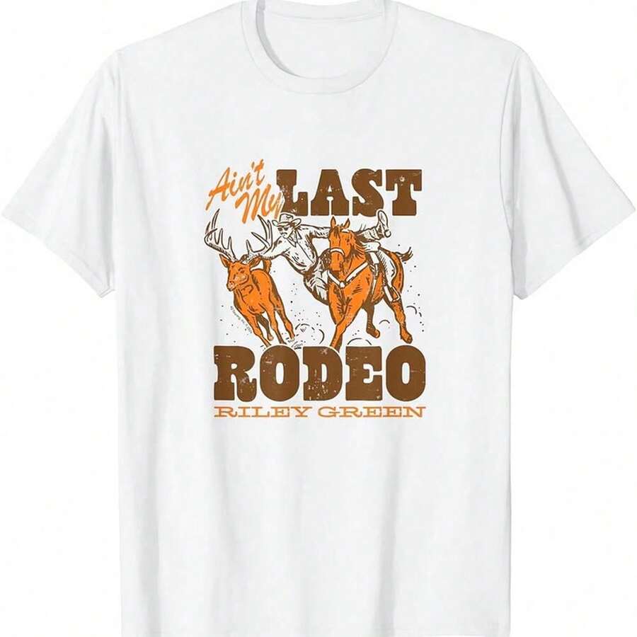Riley Green - Last Rodeo T-S1Hirt - White - View 1