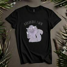 "The Emperor's New Groove" Yzma C1At Ahaha I Win T-Shirt For Men, Women, And Sizes S To 5XL. Women's T-Shirt Available In Sizes S To 5XL. K186220G This Unisex T-Shirt Is Made Of 100% Cotton With A Tight Knit Pattern, Ensuring Its Durability. Suitable For All Body Types, Both Men And Women. Its Durable, High-Quality Fabric Is Ideal For Various Sewing Projects, Offering A Soft And Resilient Feel. It Is Also Very Breathable. Perfect For Spring/Summer, Vacation Outfits, And Party Wear. Women's Oversized Graphic T-Shirt, Casual Summer - 黑色 - 查看 5