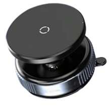 [Magnetic Phone Holder] Adjustable Vacuum Magnetic Suction Cup Phone Holder | Car/Gym/Mirror/Smooth Surfaces Hands-Free Stand | Compatible With All Smartphones, Durable Construction, Secure Hold, Compact Stand - Black - View 7