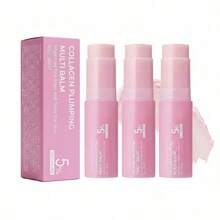 Pink Collagen Volume Multi Balm | All In One Volufiline, PDRN, NAD Stick For Youthful-Looking, Helping Look Of Fine Lines, Firming Care, Anti-Aging Care | For Under-Eyes, Neck, Forehead (3 Pcs) - 3 Pcs - View 12
