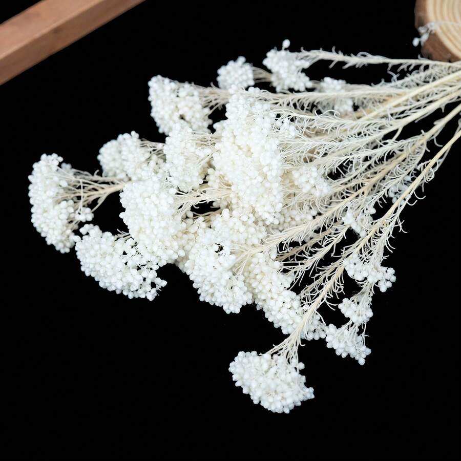 人造花束,澳洲米花,裝飾飾品,家居裝飾,婚禮花卉裝飾,DIY花卉用品,家居裝飾 - 純白色米花 - 查看 1