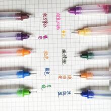 10支 0.5mm彩色原子筆，適用於螢光標記與劃線 - A - 查看 6