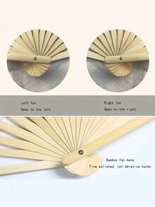 2/1pc Gradient Color Silk Fan - Belly Dance Long Silk Fan, Extra Long, Flowing Silk Fan, Three-Color Gradient Design. Oriental Dance, Chinese Classical Dance And Performance Prop. - Multiple Styles - View 9
