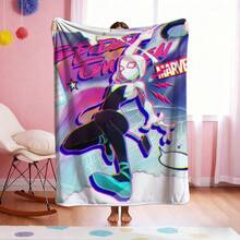 1PC Superhero All-Season Casual Blanket, Cartoon Cool S-Pider-Man Themed Sofa Air Conditioner Blanket,Cartoon Character Blanket,Camping Blanket,Present Modern Fashion Gift Suitable, For Home Bedroom Bed Sofa Office Lunch Break Cover Picnic Blanket - 彩色 - 查看 1