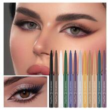 Delineador de ojos mate, resistente al agua, a prueba de manchas, color de larga duración, delineador de ojos en gel, adecuado para Halloween, Navidad y ocasiones de cosplay. - 1 - Ver 2