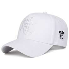1顶女士AC字母刺绣棒球帽，街头时尚帽，户外防晒休闲帽，适合春秋季旅行、海滩度假 - 多色 - 查看 13
