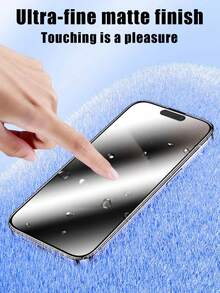 MSRI 6pcs Matte Anti-Spy Screen Protector, Soft Unbreakable Screen, Fingerprint-Resistant, Compatible With IPhone 17E/17 ProMax/16 ProMax/15 ProMax/14 ProMax/13 ProMax/12 ProMax/11 ProMax/17 Pro/16 Pro/15/14/13/12/11 Series - Black - View 8