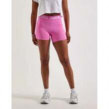 Nike Pro 365 Shorts Women's Playful Pink Dri-Fit Mid Rise Activewear JAX1341 - 粉色 - 查看 9