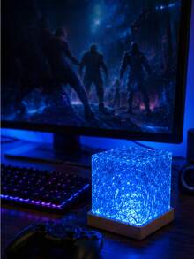 16色旋轉水波火焰投影LED燈,USB供電浪漫冰火床頭夜燈,營造舒適睡眠氛圍,藝術居家裝飾,精美節日婚禮派對裝飾,適合女性與情侶的實用生日禮物,日常室內裝飾照明 - 16color - 查看 5