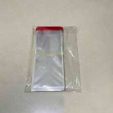 200个/套冰淇淋冰棒袋，带自粘密封，100根木棍+100个透明塑料冰棒袋，用于DIY冷冻零食、糖果和饼干的储存、烘焙工具和厨房用品，适用于生日派对、婚礼礼物、节日和夏季礼物，颜色和款式随机 - 彩色 - 查看 14
