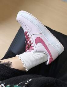 Nike Air Force 1 07 VTD Women's Peony Pink White IO8755-600 | Classic, Comfortable - 淺粉色 - 查看 2