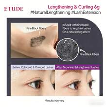 ETUDE Dr. Mascara Fixer-Waterproof Eyelash Topcoat & Curling Base - Lengthening, Smudge-Proof Mascara Fixer, Clump-Free Formula For Lifted, Defined Lashes, 24H Wear - Long and Curly - View 4