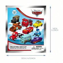 Monogram CARS3 Hộp bí mật PVC được cấp phép chính thức, Mô hình 3D Lightning McQueen, Móc khóa túi, Túi bí mật nhân vật hoạt hình, Móc khóa nhân vật hoạt hình, Bộ trang trí ba lô Kering, Disney - MN-21885 - Xem 4