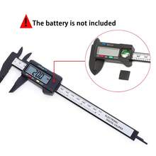 Carbon Fiber Caliper With Electronic Digital Display, Vernier Caliper, Micrometer, Measuring Tool, 150mm And Mm Digital Ruler, High Precision Measuring Instrument. - 100mm - View 7
