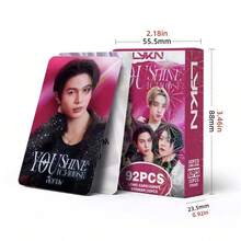 Jasp.Er<Love Scene>.LYKN<You Shine I Choose>.Última Gira, MV de Canción, Tarjetas Fotográficas del Álbum 92pcs/Caja (60pcs Tarjetas LOMO + 32pcs Pegatinas). Imprescindible para Fans de Música Pop. Fotos y Pegatinas de Grado Coleccionista. Adecuado para Álbumes de Recortes y Decoración de Habitaciones o como Regalos. Regreso a la Escuela, Cumpleaños, Regalos de Vacaciones - Multicolor - Ver 2