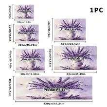1pc Watercolor Lavender Bouquet Pattern Dish Drying Mat, Highly Absorbent Dish Drainer Pad, Multipurpose Use For Kitchen, Dining Table, Bar Counter, Home Decor, Gift - XYLSD-418 - View 14