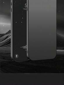 1pc New Ultra Slim Matte Phone Case, Full Lens Coverage Shockproof Anti-Drop Protective Back Cover Compatible With IPhone 17 16 15 14 13 12 11 Pro Max - Black - View 6
