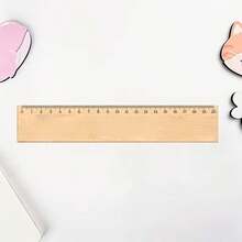 [Customized]Customized Name Wooden Ruler, Customizable School Gift, 20cm Measuring Tool, Perfect Back To School Or Birthday Gift, Math Tool - Multicolor - View 7
