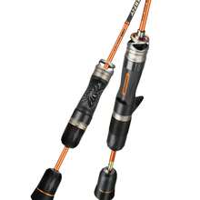 HASIDA Butterfly Korean Guide Dual-Action Pneumatic Mechanical Sound 3D Sculpted Reel Seat Lightweight 68G Spinning Reel/Lure Fishing Rod - Black - View 9