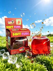 Large Ice Cube Squeeze Toy, Fun Handheld Novelty Toy, Suitable For Anxiety Relief, Party Favors, Gift Bag Fillers, Suitable For Teens And Office Workers, Birthday/Holiday Gifts - Multicolor - View 3